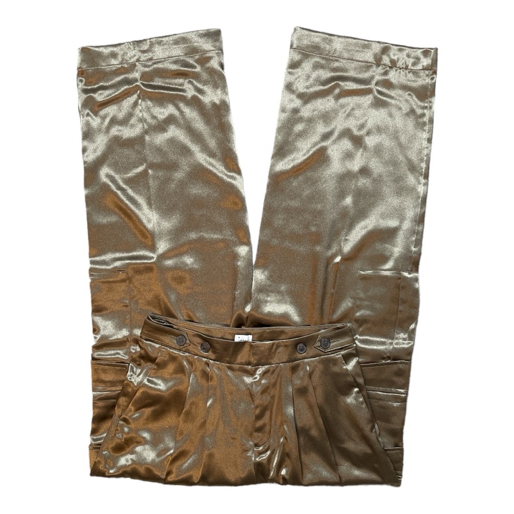 A NEW DAY HIGH RISE SATIN CARGO PANTS **NWT** - Picture 4 of 11